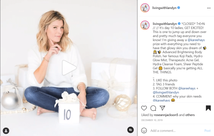 Scheduled Instagram Giveaways