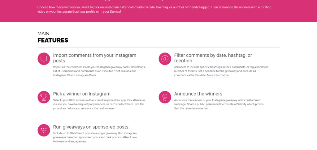 easypromos website screenshot