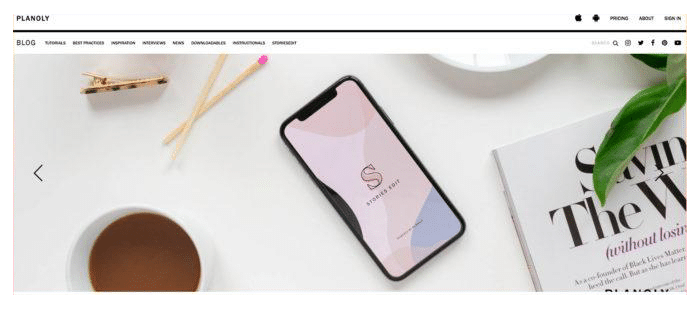 planoly Instagram automation platform