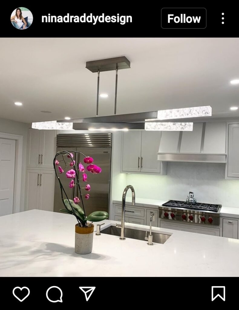 image of kitchen island instagram post