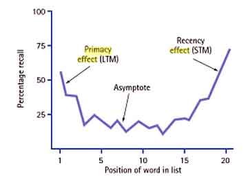 Serial Positioning effect