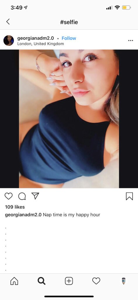 selfie at an angle 