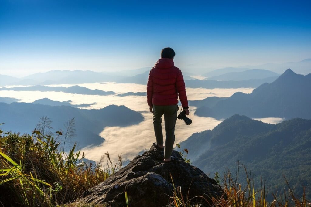 Adrenaline Junkie on a trip for instagram