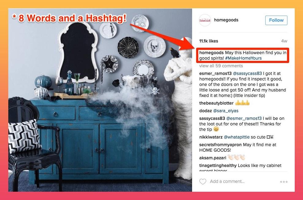 homegoods ig post