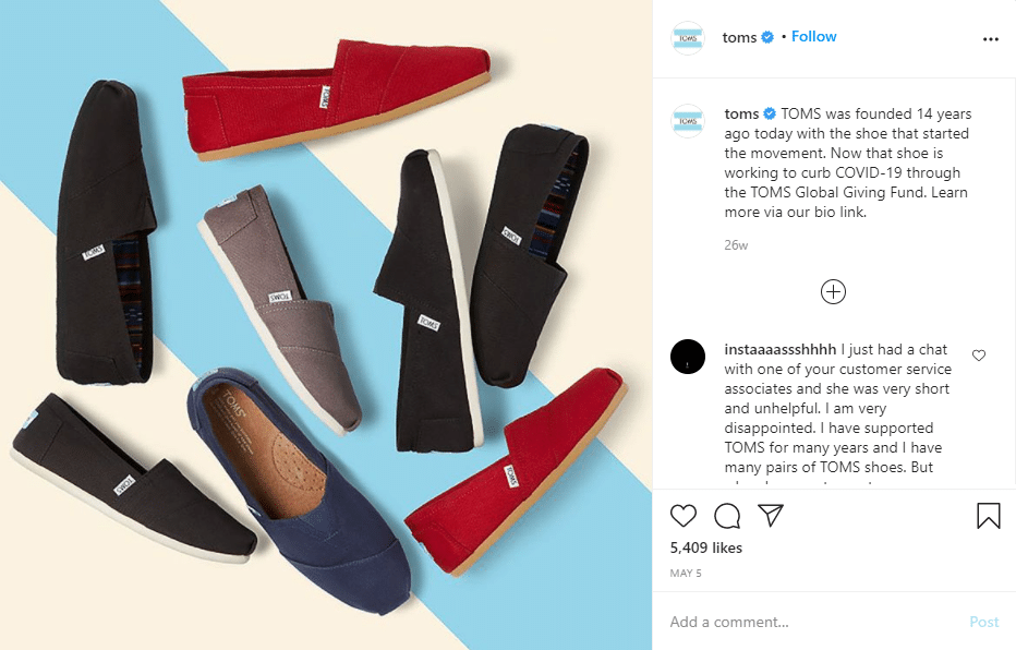 good Instagram captions toms