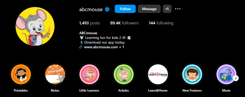ABCmouse highlight