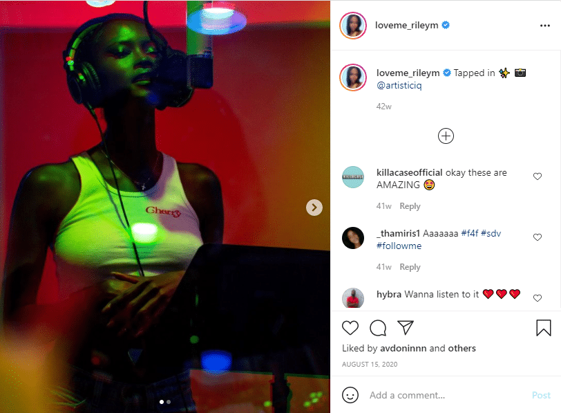 riley m instagram models