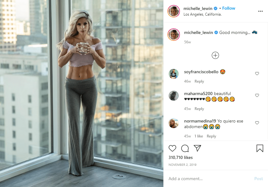 instagram fitness michelle lewin
