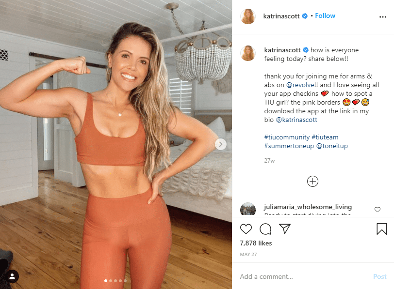 Katrina Scott fitness influencer