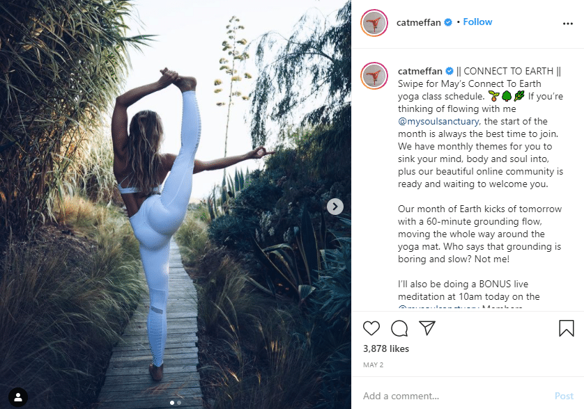 Cat Meffan wellness, fitness incluencer