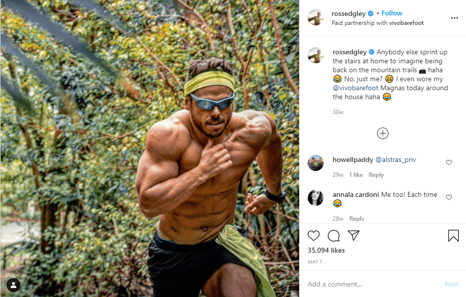 instagram fitness rossedgley