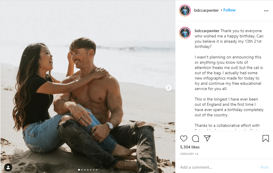 Ben Carpenter is a fitness influencer with a huge focus on flexible dieting